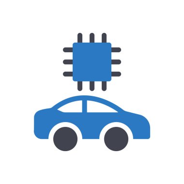 Şeffaf bir arkaplan üzerinde çip vektör çizimi. Konsept ve grafik tasarımı için mükemmel kalite semboller.. 