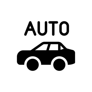 Şeffaf bir arkaplan üzerinde araba vektör çizimi. Konsept ve grafik tasarımı için mükemmel kalite semboller.. 