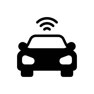 Şeffaf bir arkaplan üzerinde araba vektör çizimi. Konsept ve grafik tasarımı için mükemmel kalite semboller.. 