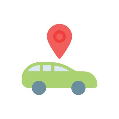  Şeffaf bir arkaplan üzerinde araba vektör çizimi. Konsept ve grafik tasarımı için birinci sınıf kalite simgeler.. 