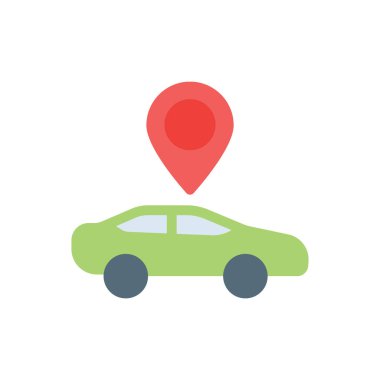 Şeffaf bir arkaplan üzerinde konum vektör illüstrasyonu. Konsept ve grafik tasarımı için premium kalite simgeleri.. 