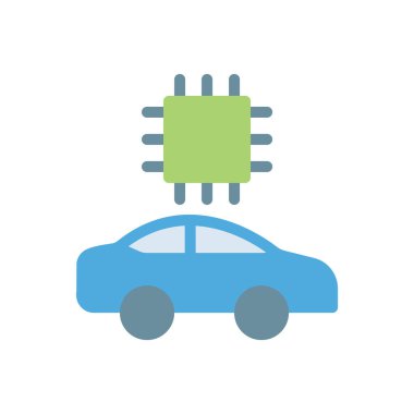 Şeffaf bir arkaplan üzerinde çip vektör çizimi. Konsept ve grafik tasarımı için birinci sınıf kalite simgeler.. 