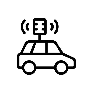 antenna vector illustration on a transparent background.Premium quality symbols.Thin line icon for concept and graphic design. 