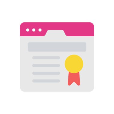 Saydam bir arkaplan üzerinde web sayfası vektör illüstrasyonu. Konsept ve grafik tasarım için premimium kalite simgeleri..