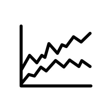 Şeffaf bir arkaplan üzerinde çizgi grafik vektör çizimi. Premium kalite sembolleri. Konsept ve grafik tasarım için ince çizgi simgesi.