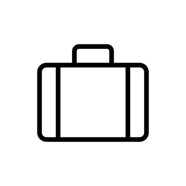 그라운드에 Bag Vector Premium Quality Symbols Thin Line Icon Concept — 스톡 벡터