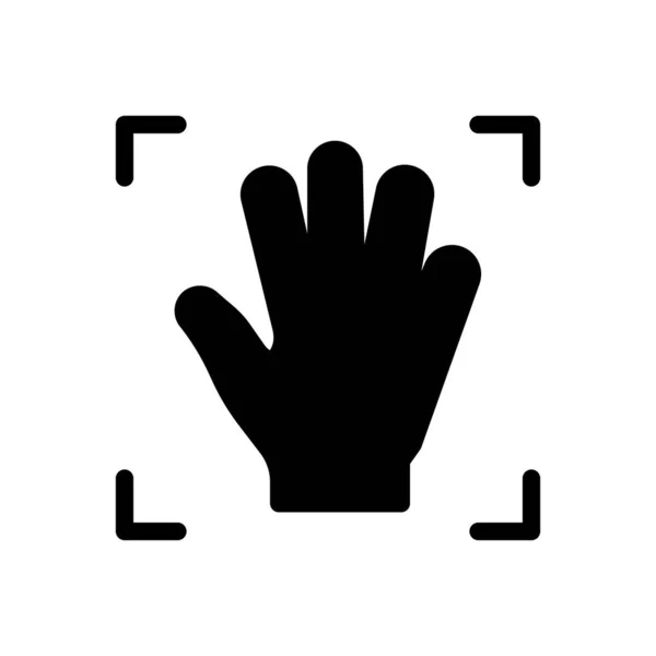 Hand Vector Illustration Transparent Background Premium Quality Symbols Glyphs Icon — Stock Vector