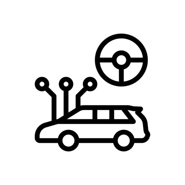 Ilustración Auto Vector Sobre Fondo Transparente Símbolos Calidad Premium Icono — Archivo Imágenes Vectoriales