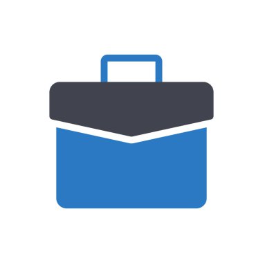 Şeffaf bir arkaplan üzerindeki portföy vektör çizimi. Konsept ve grafik tasarım için en iyi kalite sembolleri..