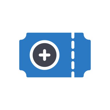 Şeffaf bir arkaplan üzerinde bilet vektör illüstrasyonu. Konsept ve grafik tasarımı için birinci sınıf kalite semboller.. 