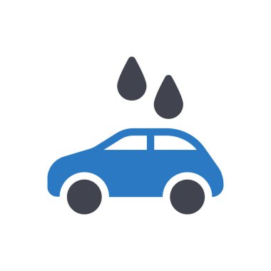 Şeffaf bir arkaplan üzerinde araba vektör çizimi. Konsept ve grafik tasarımı için mükemmel kalite semboller..