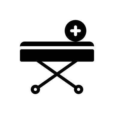 şeffaf bir arkaplan üzerinde sedye vektör çizimi. Konsept ve grafik tasarımı için mükemmel kalite sembolleri.. 