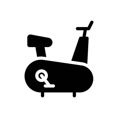 Şeffaf bir arkaplan üzerinde bisiklet vektör illüstrasyonu. Konsept ve grafik tasarımı için kaliteli semboller.. 