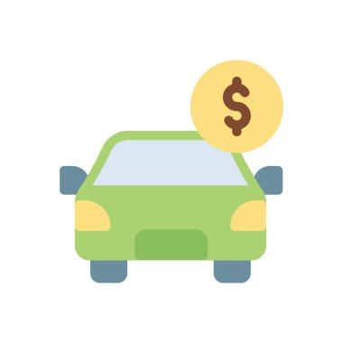 Saydam bir arkaplan üzerinde dolar vektör illüstrasyonu. Konsept ve grafik tasarımı için birinci sınıf kalite simgeler..