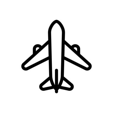 Saydam bir arkaplanda düzlem vektör çizimi. Konsept ve grafik tasarımı için ince çizgi simgesi..