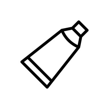 Şeffaf bir arkaplanda yapışık vektör çizimi. Konsept ve grafik tasarımı için ince çizgi simgesi..