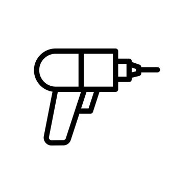 Şeffaf bir arkaplanda tutkal vektör çizimi. Konsept ve grafik tasarım için ince çizgi simgesi.. 