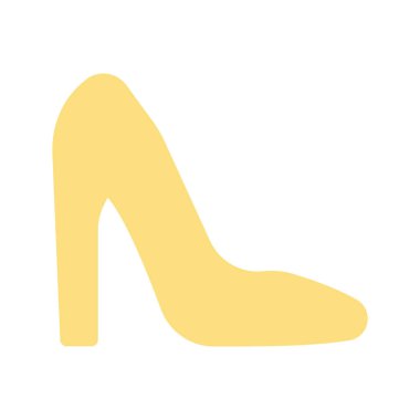 Saydam bir arkaplan üzerinde topuklu vektör çizimi. Konsept ve grafik tasarım için birinci sınıf kalite simgeleri..