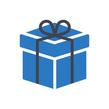 Şeffaf bir arkaplan üzerinde hediye kutusu vektör illüstrasyonu. Konsept ve grafik tasarımı için özel kalite semboller..