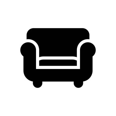 sofa vector illustration on a transparent background.Premium quality symbols.Glyphs icon for concept and graphic design. 