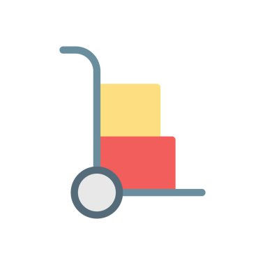 Şeffaf bir arkaplan üzerinde paket vektör illüstrasyonu. Konsept ve grafik tasarımı için birinci sınıf kalite simgeler..