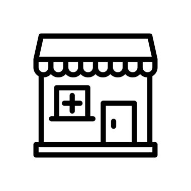 Şeffaf bir arkaplan üzerinde tıbbi vektör çizimi. Premium kalite sembolleri. Konsept ve grafik tasarım için ince çizgi simgesi. 