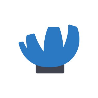 Şeffaf bir arkaplan üzerinde sanat vektörü illüstrasyonu. Konsept ve grafik tasarımı için kaliteli semboller.. 