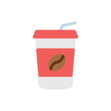 Saydam bir arkaplanda kahve vektör çizimi. Konsept ve grafik tasarım için birinci sınıf kalite simgeler..