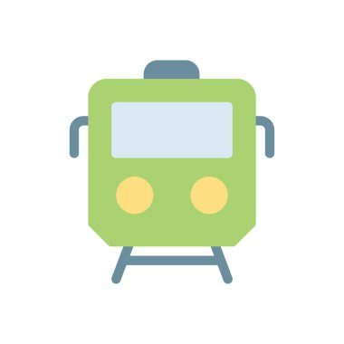 Şeffaf bir arkaplan üzerinde tren vektör illüstrasyonu. Konsept ve grafik tasarımı için birinci sınıf kalite simgeler.. 