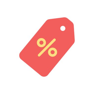 Şeffaf bir arkaplanda indirimli vektör illüstrasyonu. Konsept ve grafik tasarımı için birinci sınıf kalite simgeler.. 