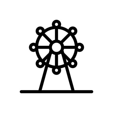 Şeffaf bir arkaplan üzerinde dönme vektör çizimi. Premium kalite semboller. Konsept ve grafik tasarım için ince çizgi simgesi. 