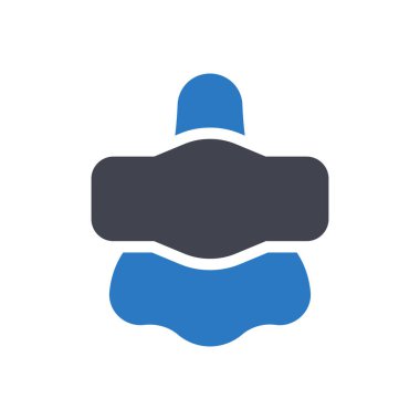 Saydam bir arkaplanda burun vektör çizimi. Konsept ve grafik tasarım simgeleri için kaliteli semboller.. 