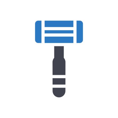 Şeffaf bir arkaplan üzerinde jilet vektör çizimi. Konsept ve grafik tasarımı için özel kalite semboller..