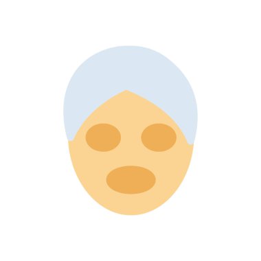 Şeffaf bir arkaplan üzerinde yüz maskesi çizimi. Konsept ve grafik tasarımı için birinci sınıf kalite simgeler..