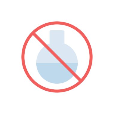 Şeffaf bir arkaplan üzerinde beher vektör çizimi. Konsept ve grafik tasarım için premium kalite simgeleri.. 