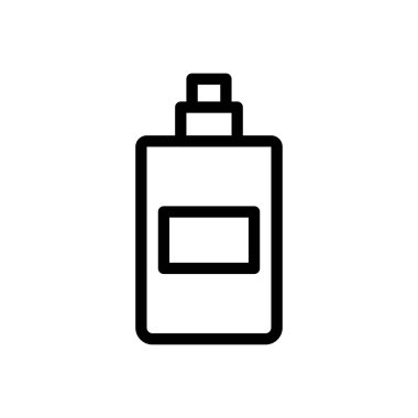 Şeffaf bir arkaplanda losyon vektör çizimi. Premium kalite semboller. Konsept ve grafik tasarım için ince çizgi simgesi. 