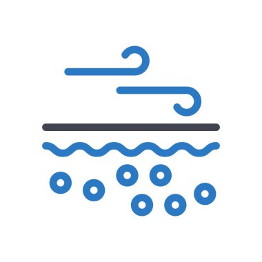 Şeffaf bir arkaplan üzerinde rüzgar vektör çizimi. Premium kalite semboller. Konsept ve grafik tasarım için simgeler.