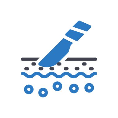 Saydam bir arkaplanda bıçak vektör illüstrasyonu. Konsept ve grafik tasarım simgeleri için kaliteli semboller..
