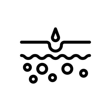 Şeffaf bir arkaplan üzerine vektör illüstrasyonunu bırak. Premium kalite semboller. Konsept ve grafik tasarım için ince çizgi simgesi.