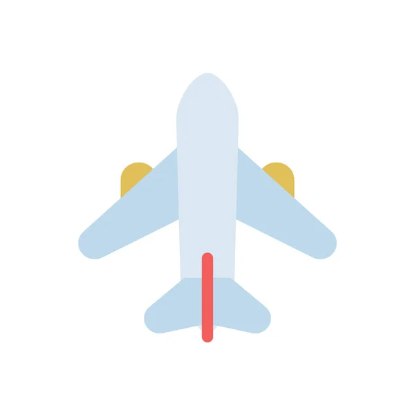 Plane Vector Illustration Transparent Background Premium Quality Symbols Stroke Icon — Stock Vector