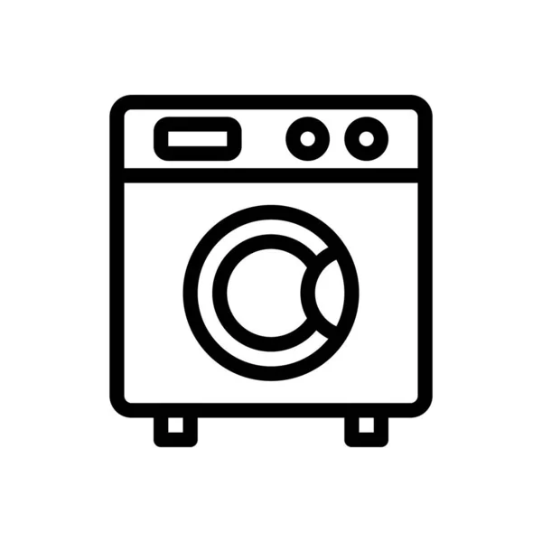 Washing Vector Illustration Transparent Background Premium Quality Symbols Thin Line — Stock Vector