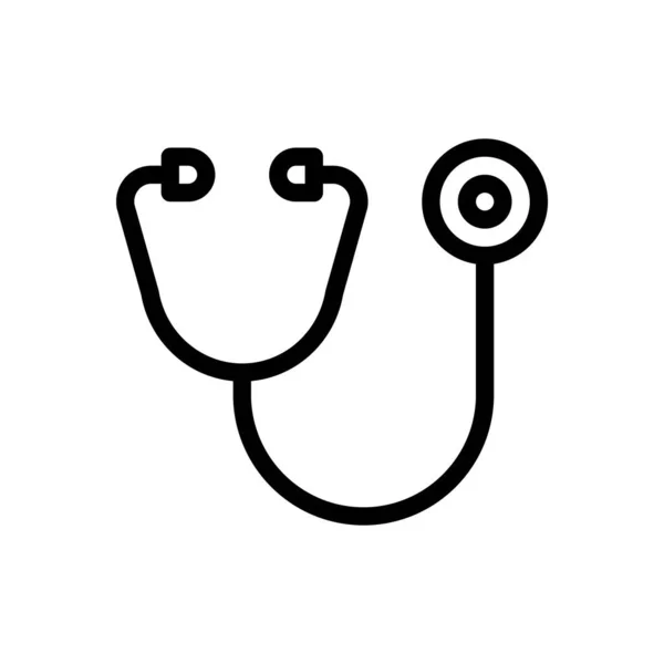 Stethoscope Διανυσματική Απεικόνιση Ένα Διαφανές Φόντο Premium Συμβολισμούς Ποιότητας Λεπτή — Διανυσματικό Αρχείο