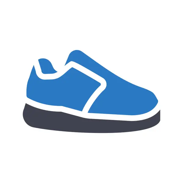 Shoes Vector Illustration Transparent Background Premium Quality Symbols Glyphs Icon — Stock Vector