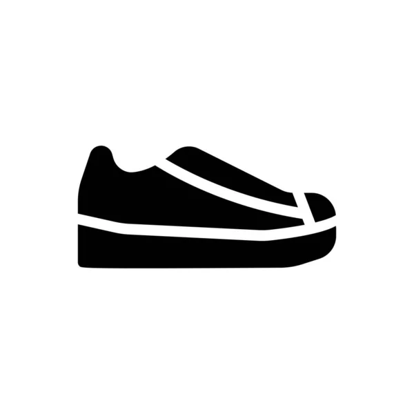 Sneakers Vector Illustration Transparent Background 프리미엄 Symbols Glyphs Icon Concept — 스톡 벡터