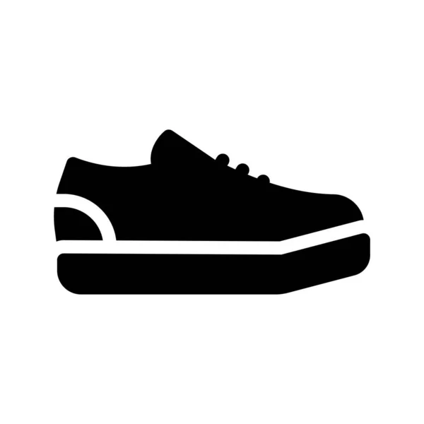 Sneakers Vector Illustration Transparent Background Ícone Qualidade Premium Syms Glyphs — Vetor de Stock