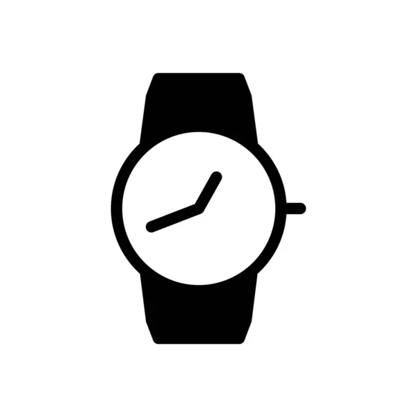 Wristwatch Vector Illustration Transparent Background Premium Quality Symbols Glyphs Icon — 스톡 벡터