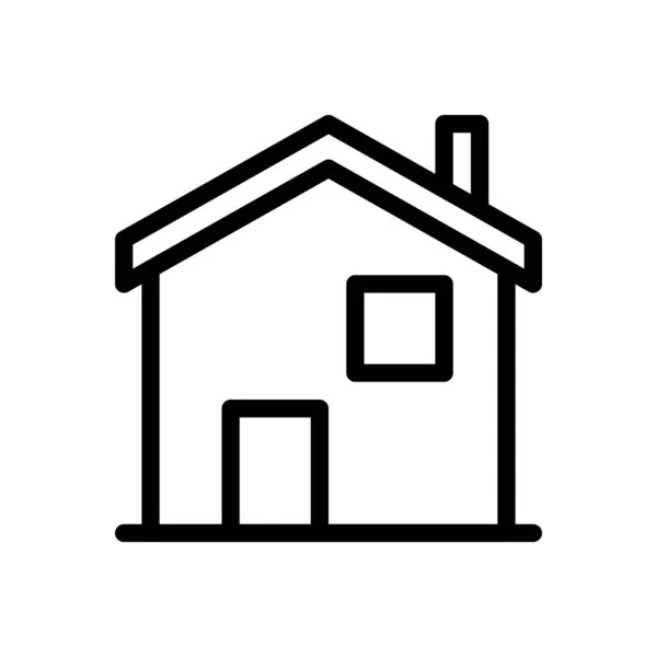 透明な背景に家のベクトルイラスト プレミアム品質の象徴概念とグラフィックデザインのための細い線のアイコン — ストックベクタ
