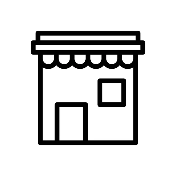 Ilustración Del Vector Tienda Fondo Transparente Símbolos Calidad Premium Icono — Vector de stock