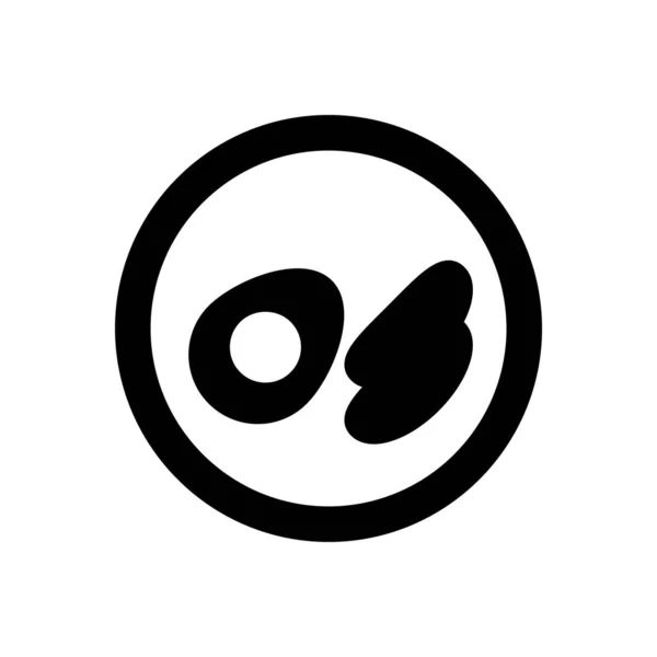 Illustrazione Vettore Uovo Uno Sfondo Trasparente Simboli Qualità Premium Icona — Vettoriale Stock