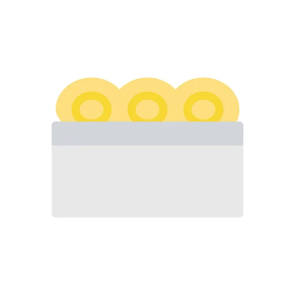 Dumpling Vector Illustration Transparent Background Premium Quality Symbols Stroke Icon — Vetor de Stock